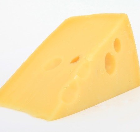 A block of cheese