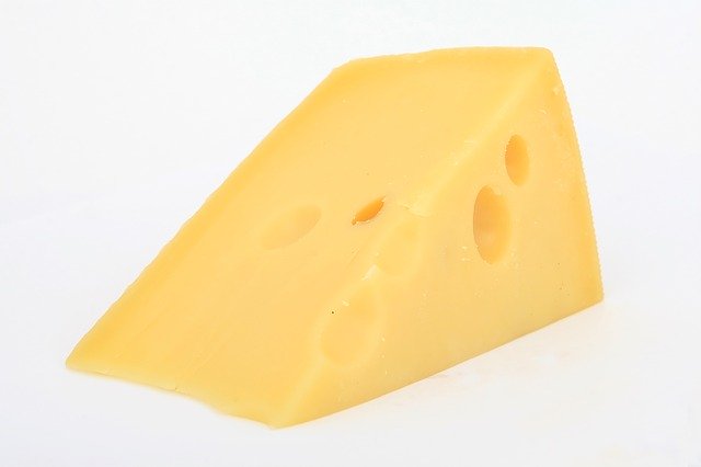 A block of cheese