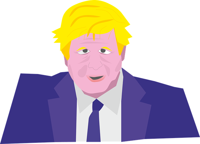 Boris Johnson in cartoon form