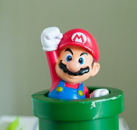 Super Mario from video games