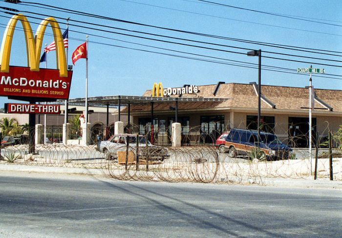 Guantanamo Bay and a McDonald's