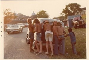 Having "crashed" the car the Hippies soon decided to give up and take to the Abyss.