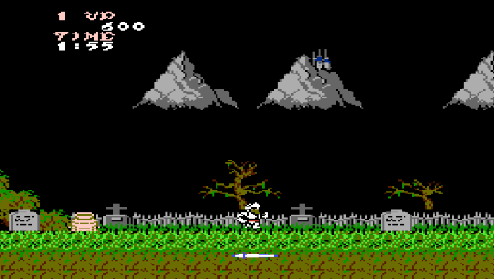 Ghosts 'N Goblins gameplay for the NES