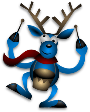 Reindeer, such as this idiot, are renowned for being utter imbeciles.