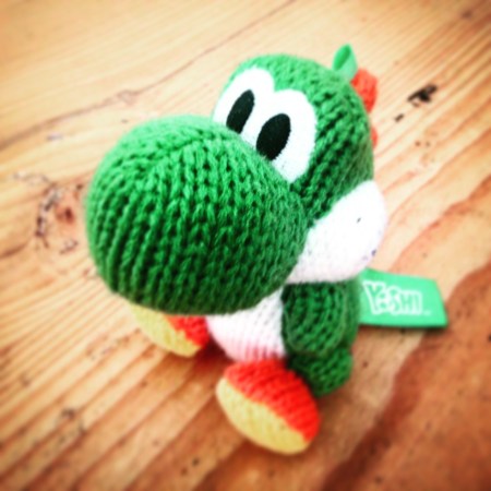 Woolly Yoshi amiibo Wii U