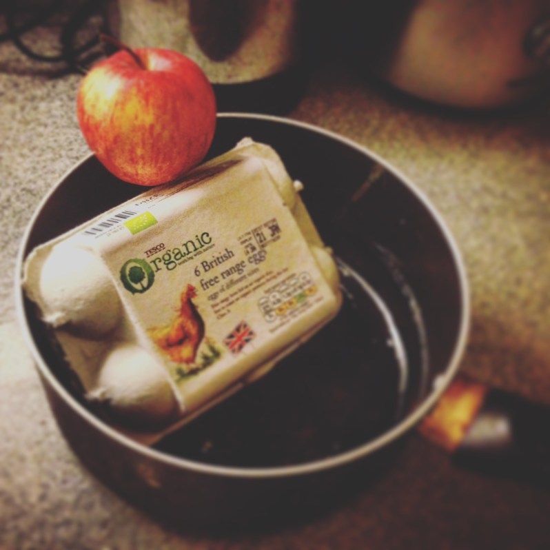 Egg and pineapple soup!