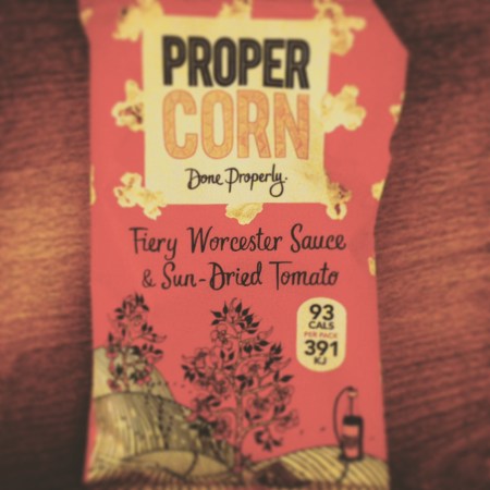 PROPERCORN Fiery Worcester Sauce and Sun-Dried Tomatoes