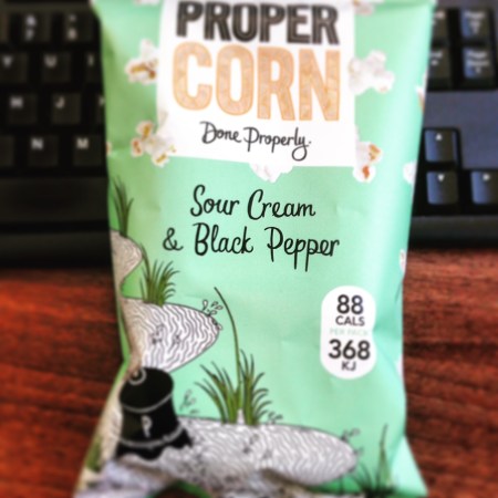 Sour Cream and Black Pepper popcorn