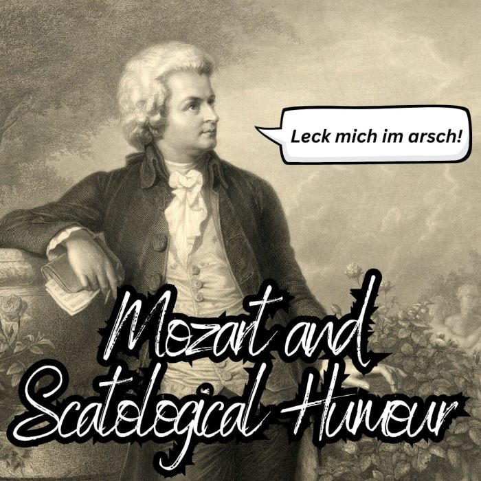 Mozart and scatological humour