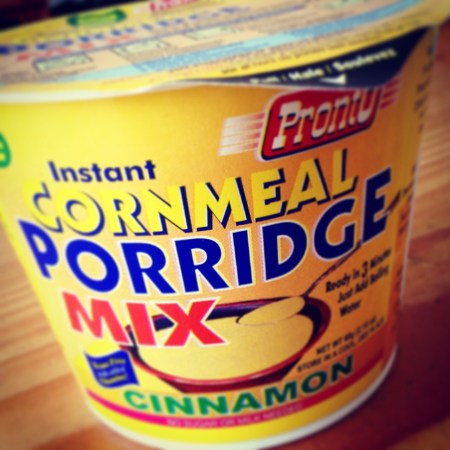 Instant Cornmeal Porridge with Cinnamon