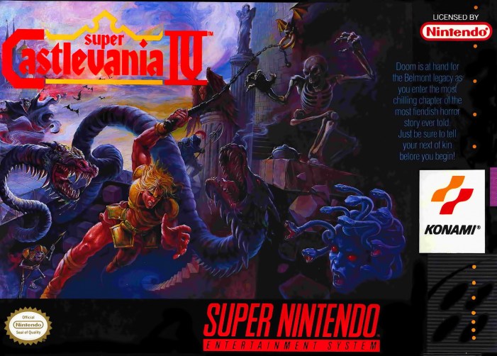 Super Castlevania IV on the SNES