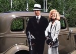Bonnie and Clyde in the film