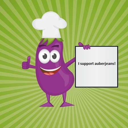 Aubergines are good for fashion