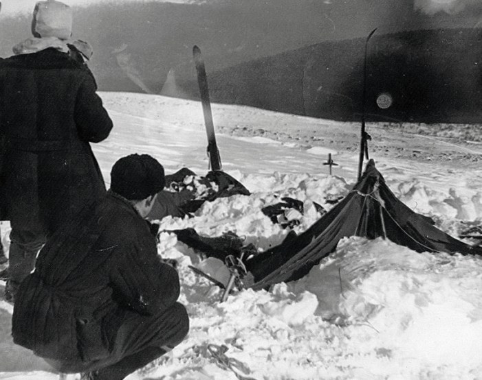 Dyatlov Pass incident - site of the abandoned tent