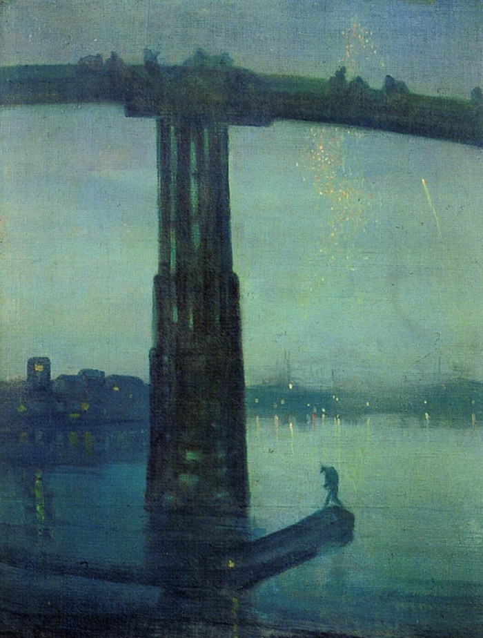 James Abbott McNeill Whistler - Nocturne Blue and Gold – Old Battersea Bridge