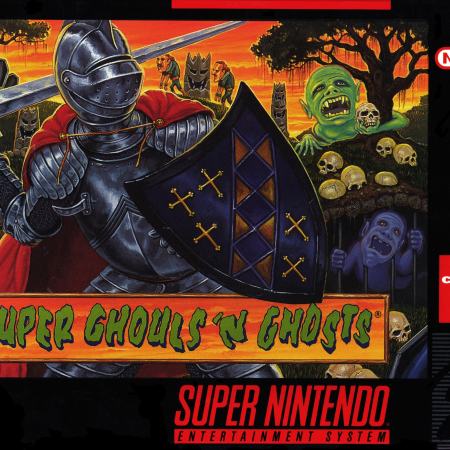 Super ghouls 'n ghosts on the snes-min