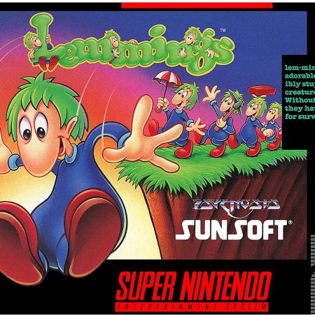 Lemmings the game on the SNES
