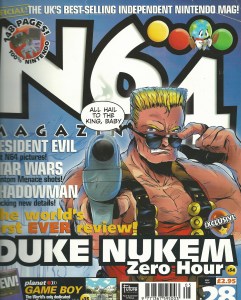Duke Nukem N64 Magazine cover