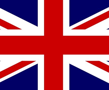 Union Jack flag of England