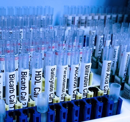 Drug testing test tubes