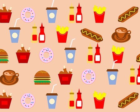 Hot dogs and other fast food