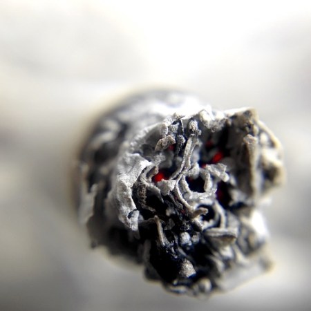 A cigarette end