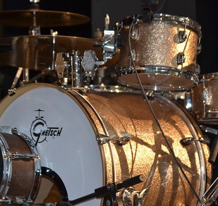 A Gretsch drum kit