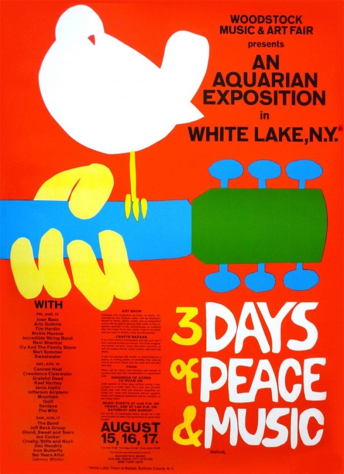 Woodstock 1969 poster