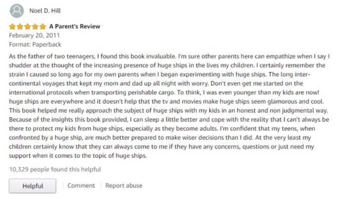 Noel D. Hill - How To Avoid Huge Ships review