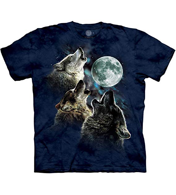 The Mountain Kids Three Wolf Moon Short Sleeve Tee