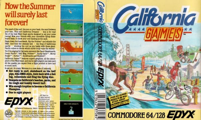 California Games on the Commoddore 64