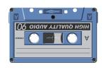 Cassette tape from the eighties-min