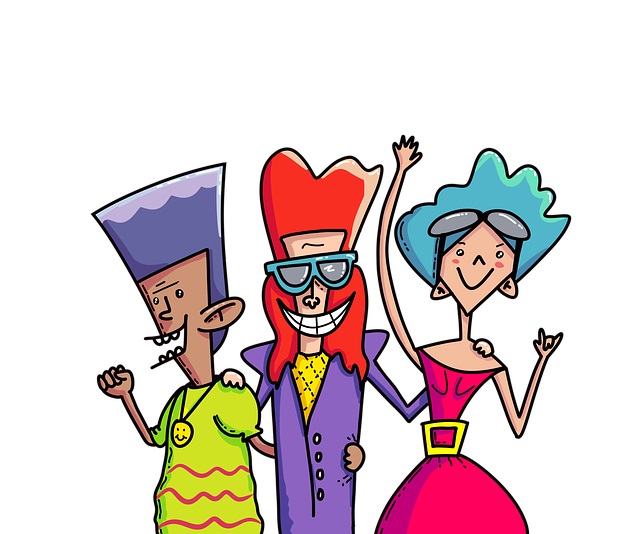 People dancing to 1980s hit singles