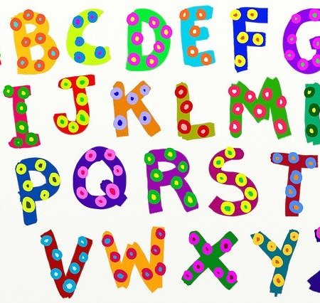 A colourful alphabet