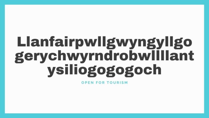 Llanfairpwllgwyngyllgogerychwyrndrobwllllantysiliogogogoch tourism sign