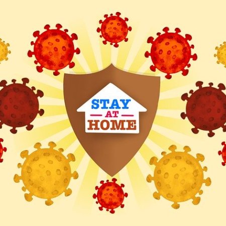 Stay at home in self-isolation for coronavirus