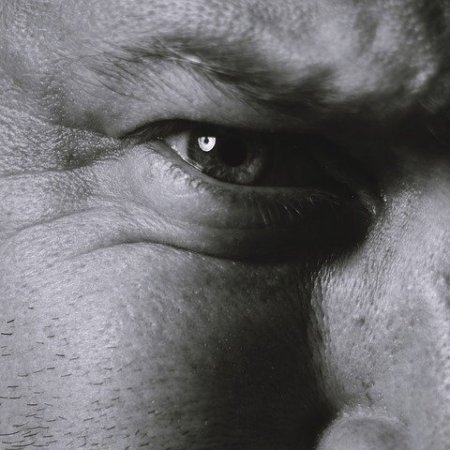 A man getting upset and crying a bit with his nose on show