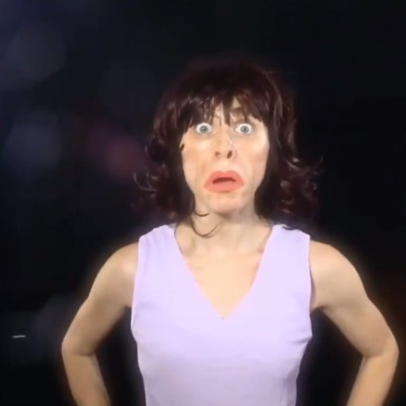 Maris Jones from the Retro Show as Mick Jagger