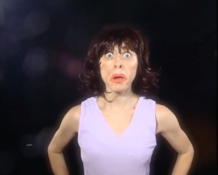 Maris Jones from the Retro Show as Mick Jagger