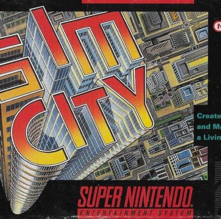 SimCity on the Super Nintendo
