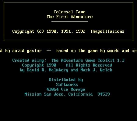 Colossal Cave Adventure 1992 edition