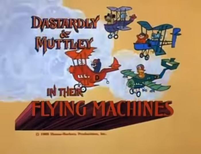 Dastardly and Muttley in their Flying Machines-min