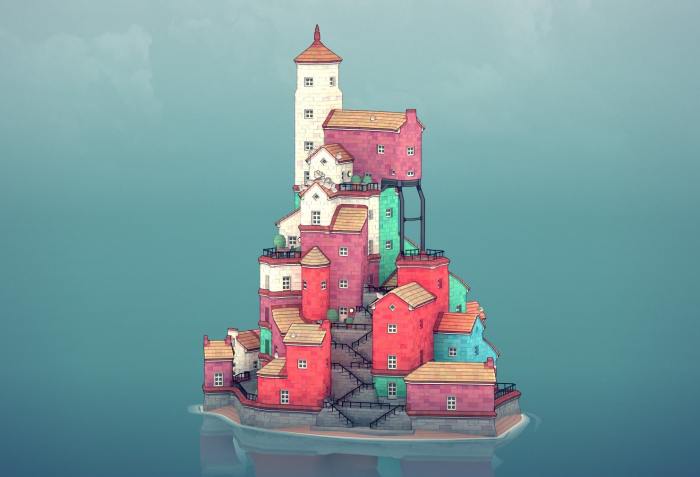 A building from the indie game Townscaper