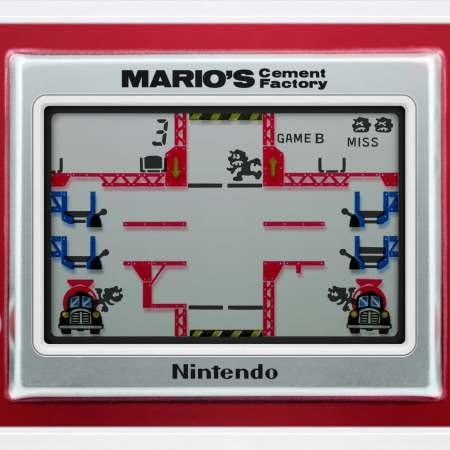 Mario's Cement Factory on the Game & Watch.
