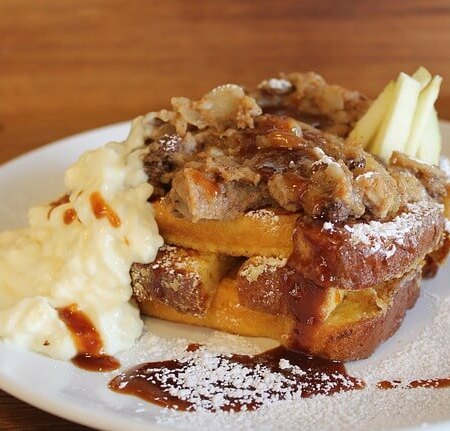 Bread and butter pudding