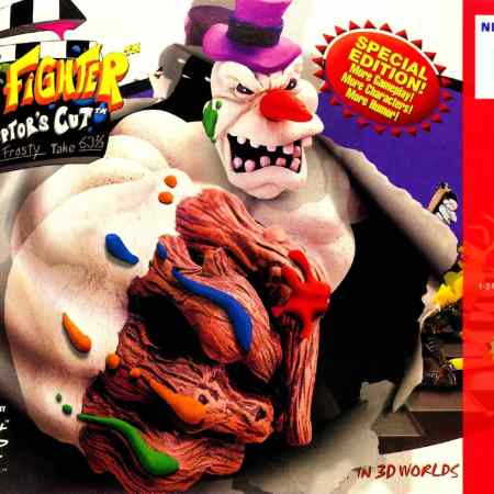 ClayFighter 63⅓ box on the Nintendo 64