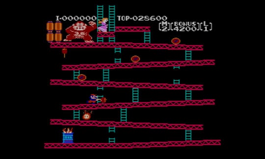 Donkey Kong the 1981 arcade game