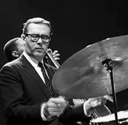 Joe Morello playing the drums