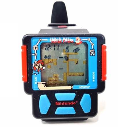The Super Mario Bros. 3 gaming watch by Nintendo.