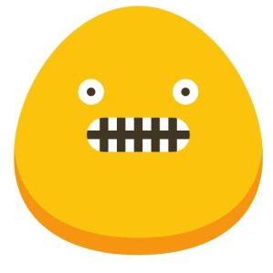 A professionanl moron - a yellow blob with a vacant expression